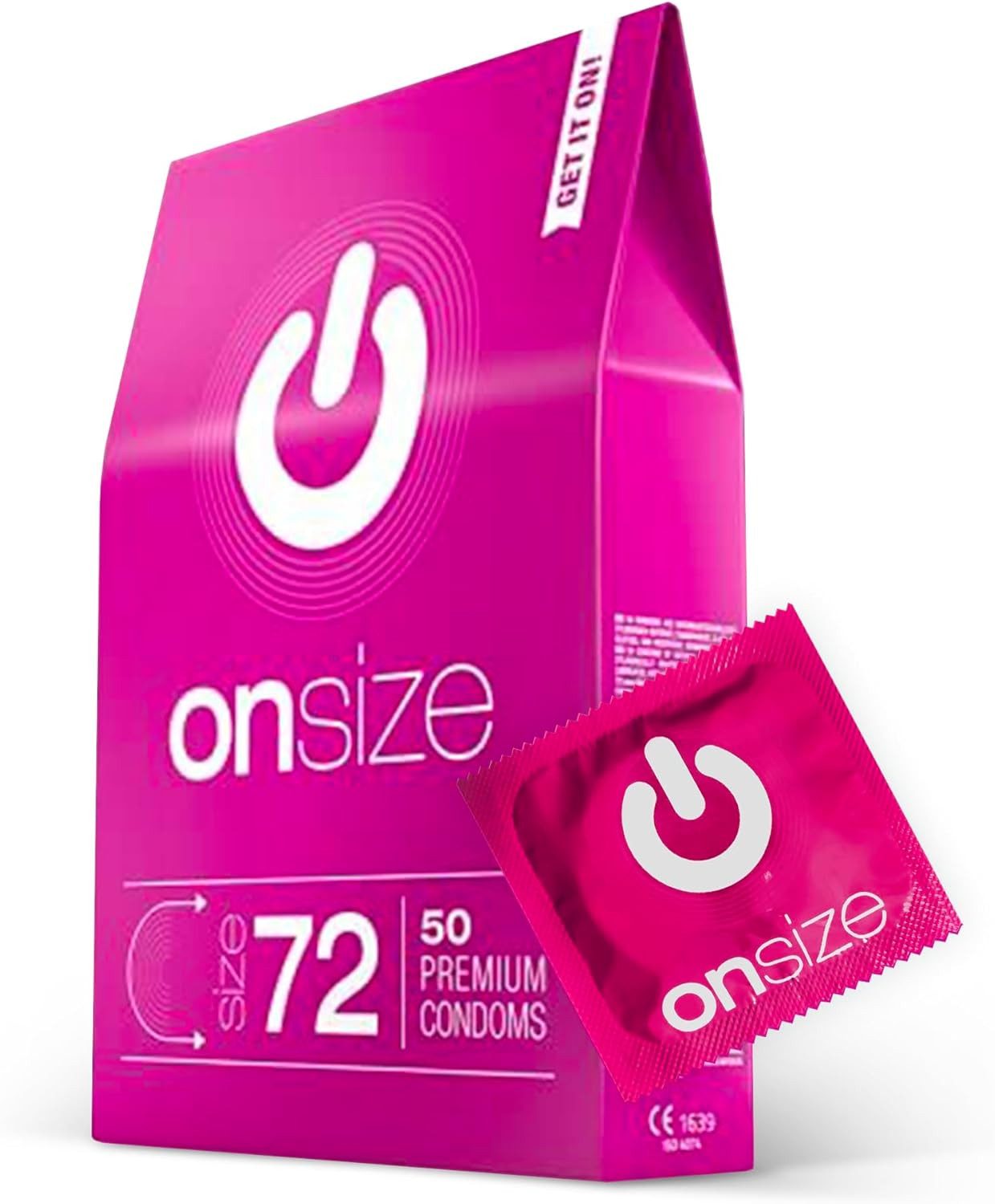 ON Condoms Kondome ONsize verschiedene Größen, perfekte Passform, Moderne Marke, faires Kondom