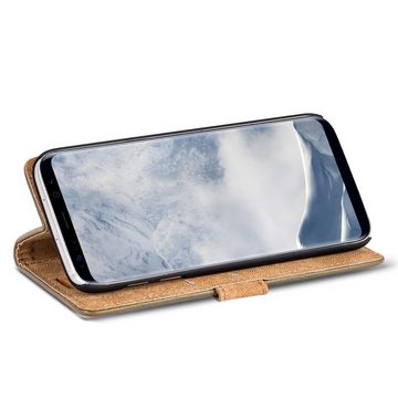 CoolGadget Handyhülle Retro Klapphülle für Samsung Galaxy S8 Plus 6,2 Zoll, Schutzhülle Wallet Case Kartenfach Hülle für Samsung Galaxy S8 Plus