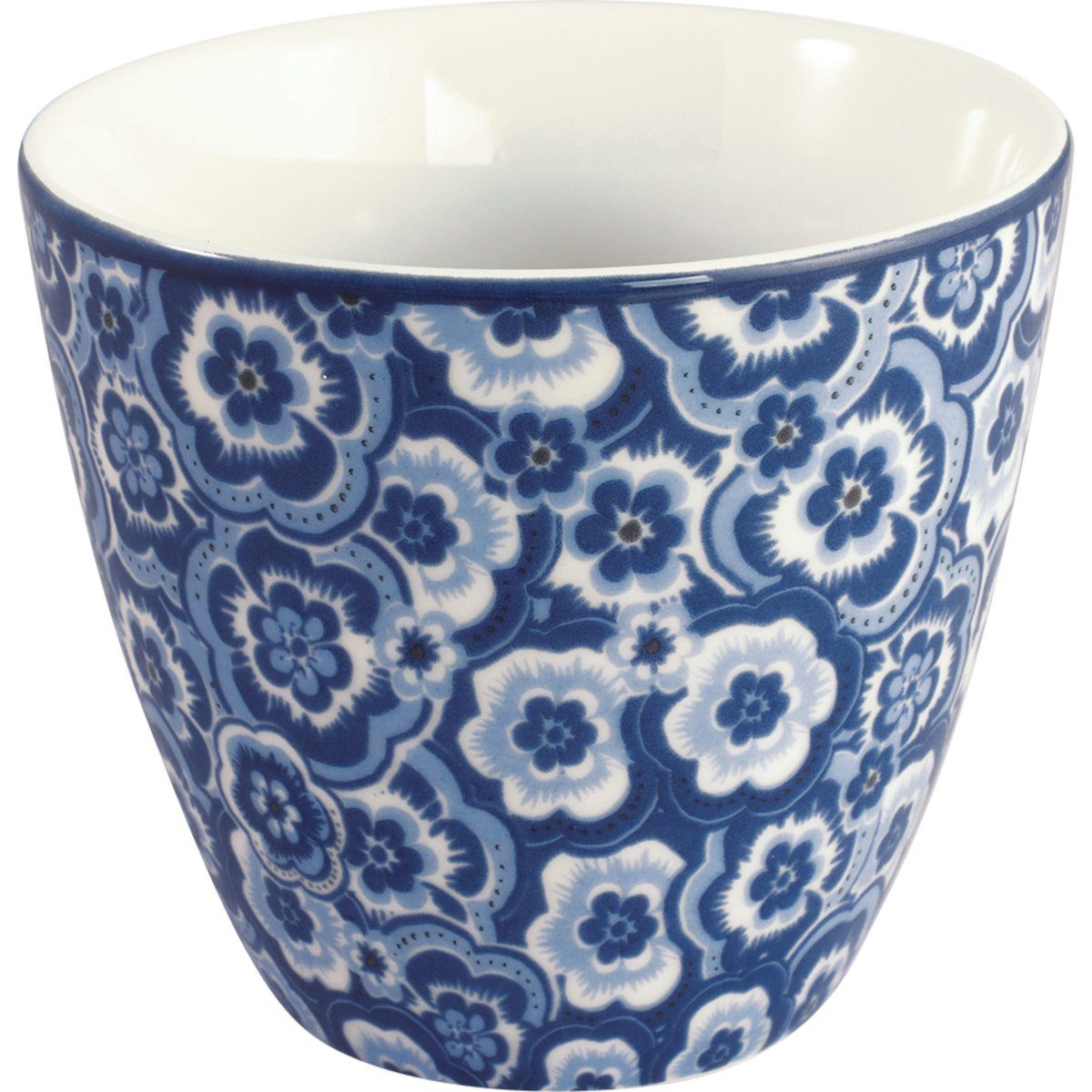 Greengate Becher Selma Latte Cup blau 0,35l, Stoneware