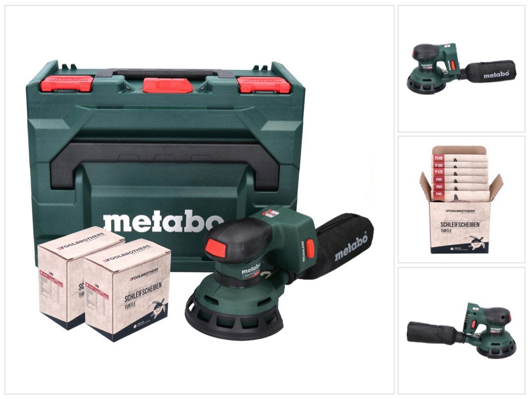 metabo Akku-Exzenterschleifer SXA 18 LTX 125 BL Akku Exzenterschleifer 18 V 125 mm (600146840) Br