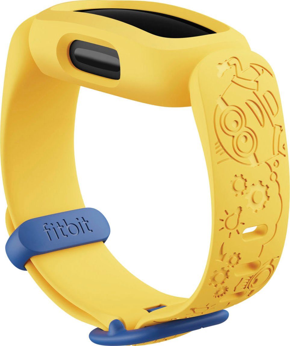 für (1,47 Ace cm/3,73 Fitnessband fitbit 3 gelb Google Yellow Black/Minions by | FitbitOS5), Zoll, Kinder