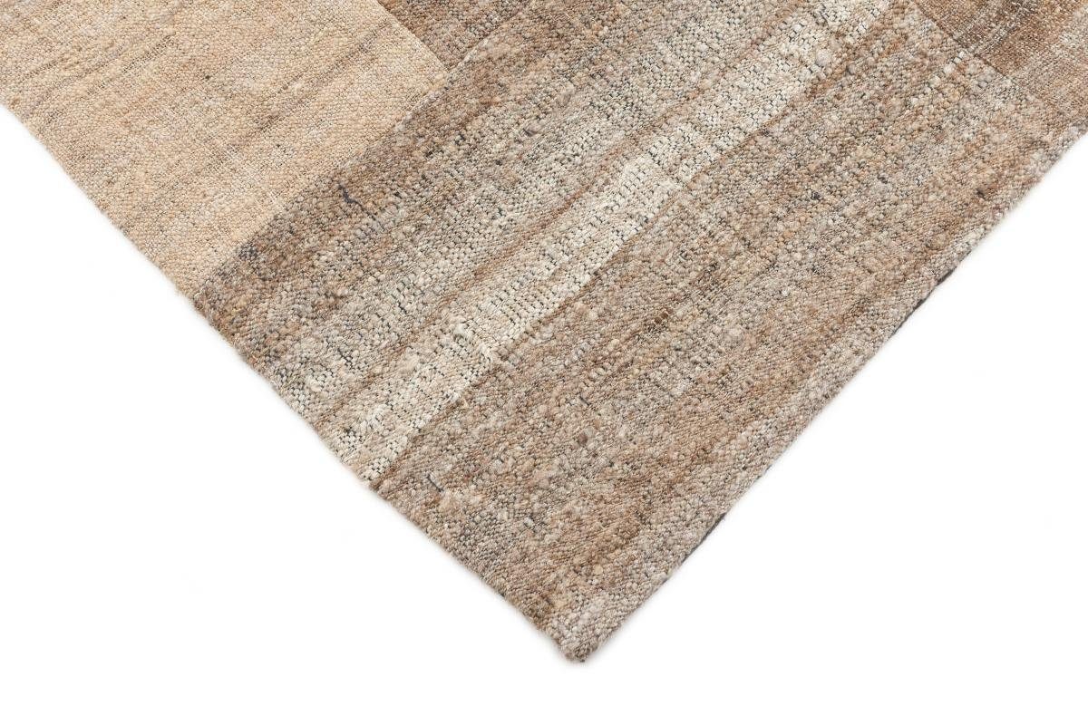 Orientteppich Kelim Fars Patchwork 252x300 Höhe: rechteckig, Trading, Orientteppich, Handgewebter Nain 4 mm