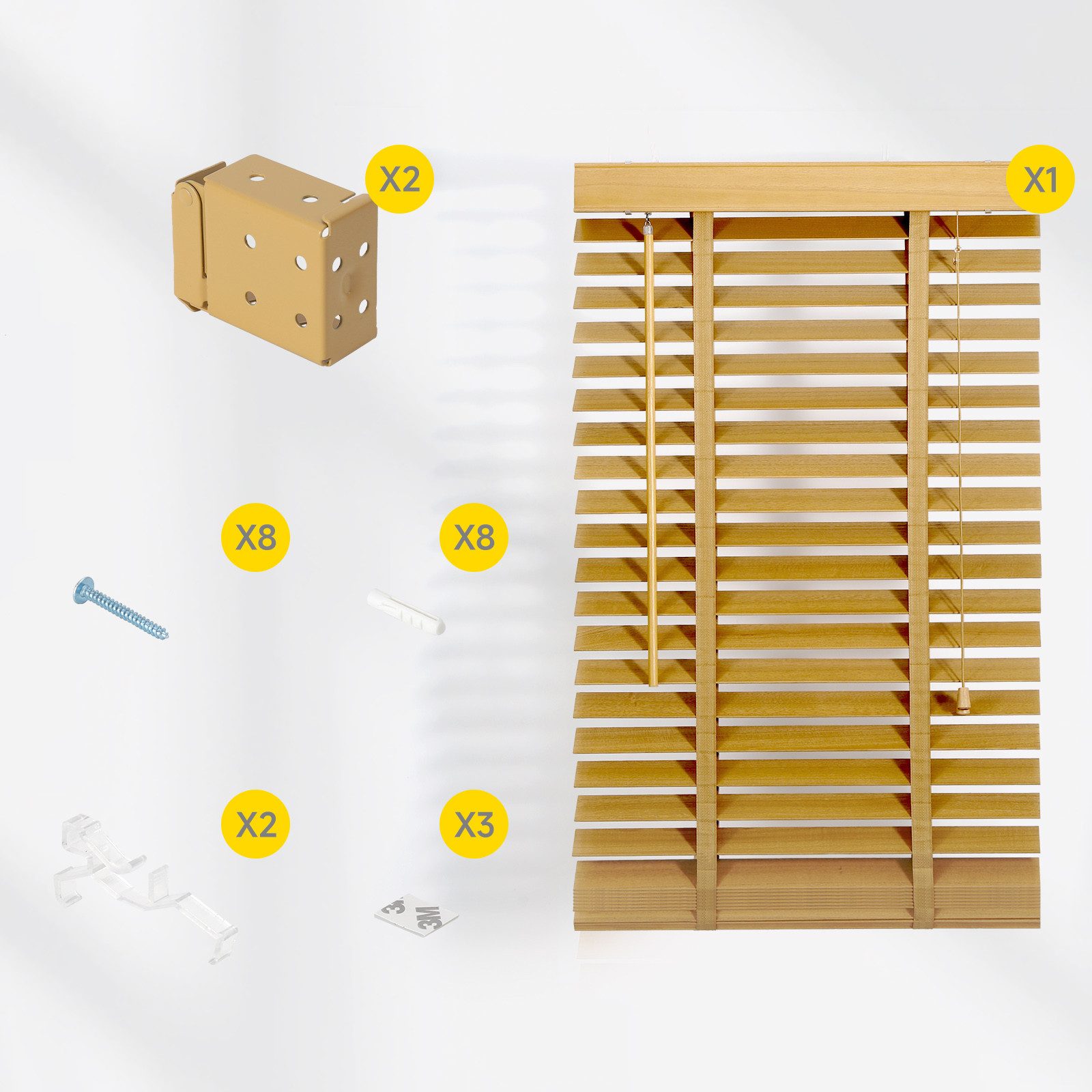 Sekey Jalousie Holz Jalousie Holzfarbe