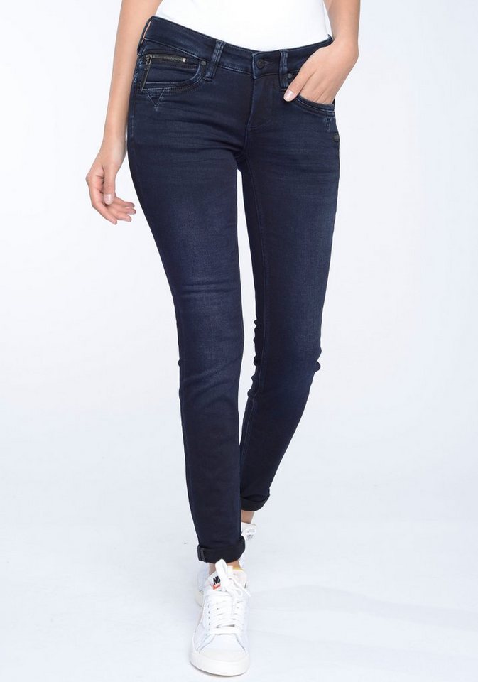 GANG Skinny-fit-Jeans 94NIKITA mit Zipper-Detail an der Coinpocket, Deine  Damenjeans für einen lässigen Casual-Look