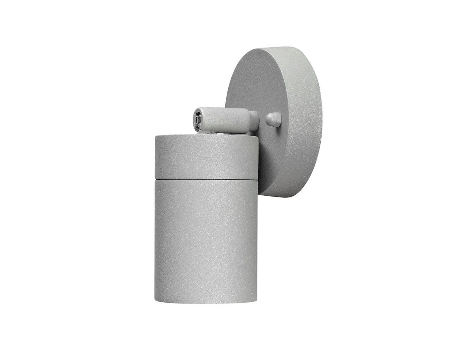 KONSTSMIDE LED Außen-Wandleuchte, LED wechselbar, warmweiß, Fassadenlampe schwenkbar Außenlicht Haus-wand beleuchten, Grau H: 15cm