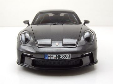 Norev Modellauto Porsche 911 GT3 Touring Package 2021 grau metallic Modellauto 1:18, Maßstab 1:18