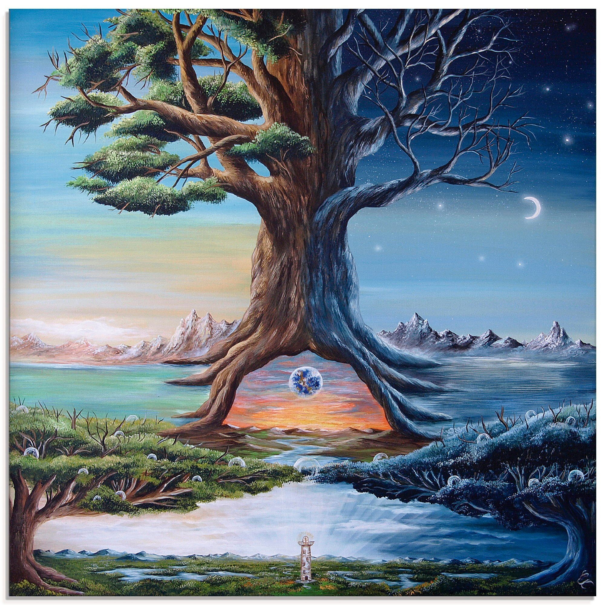 Artland Glasbild Zwischenwelten, Landschaften (1 St), in verschiedenen Größen