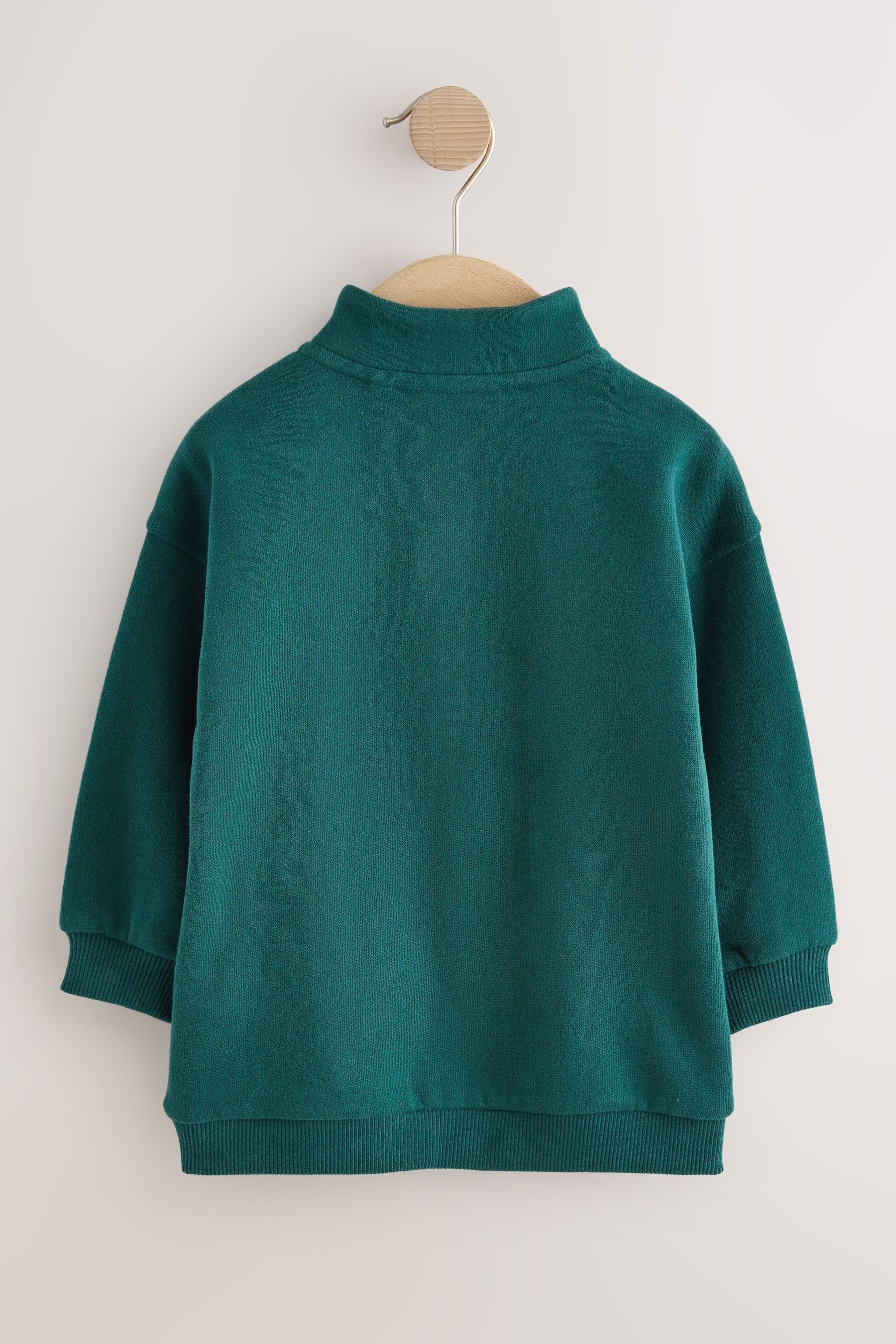 Next Sweater Weiches Sweat-Oberteil mit 1/2-Reißverschluss (1-tlg)