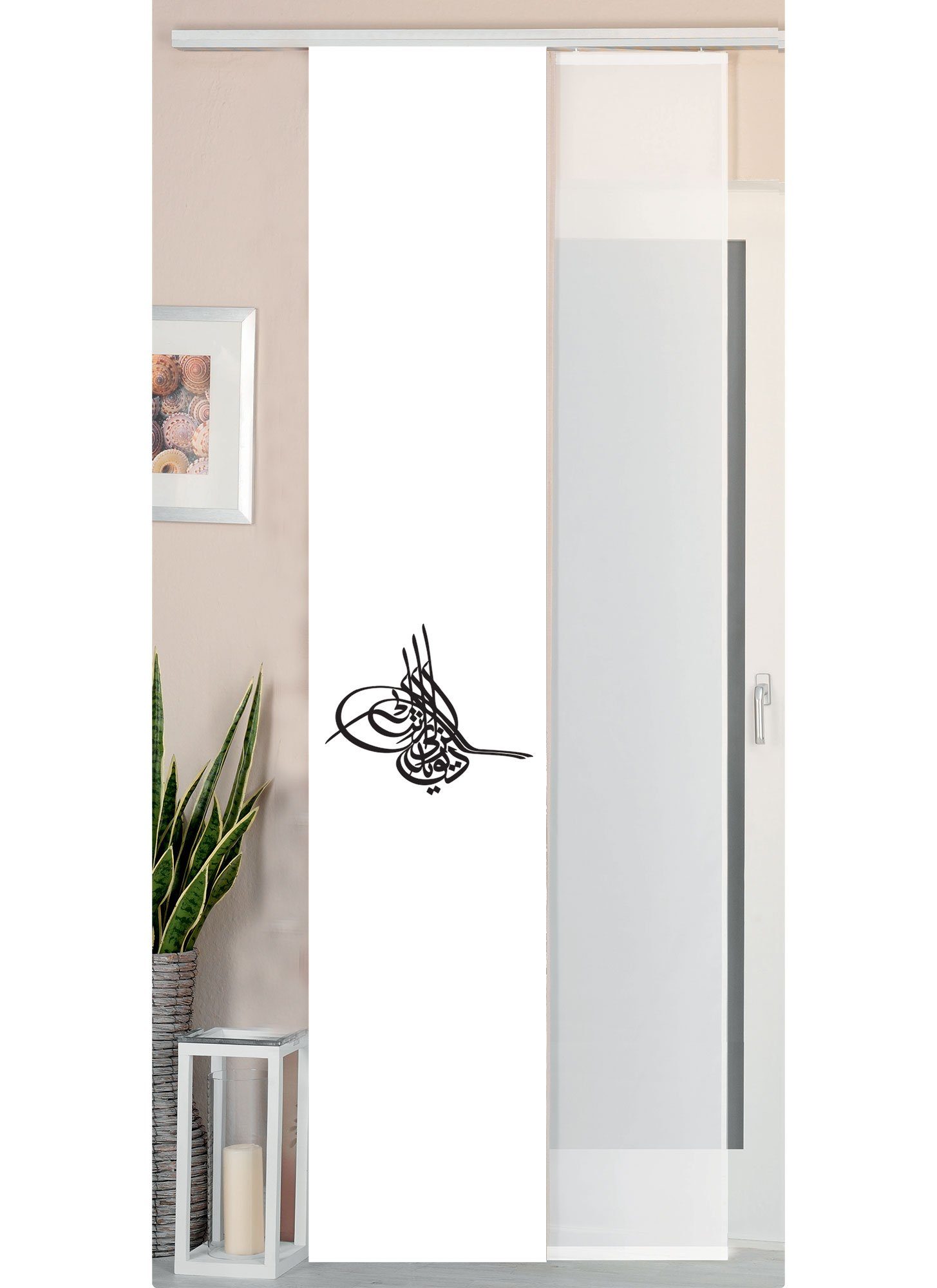 Gardinenbox Schiebegardine, Klettband, blickdicht, Polyester, Wildseide günstig online kaufen
