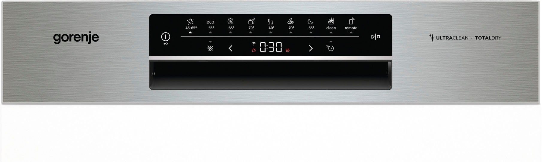 Geschirrspüler, teilintegrierbarer Türöffnung Maßgedecke, GORENJE GI673C60X, 16 automatische