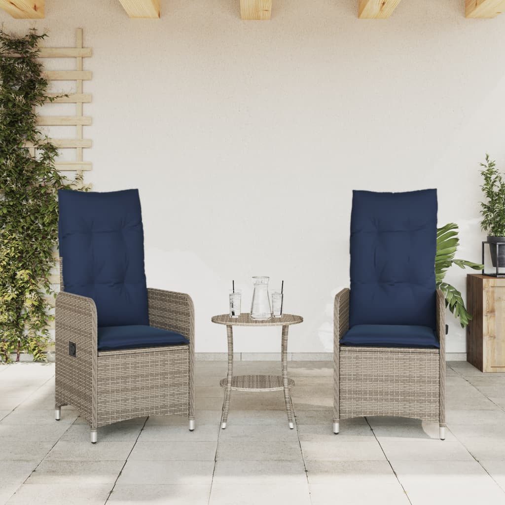 vidaXL Gartenstuhl Gartenstühle Verstellbar 2 Stk. günstig online kaufen