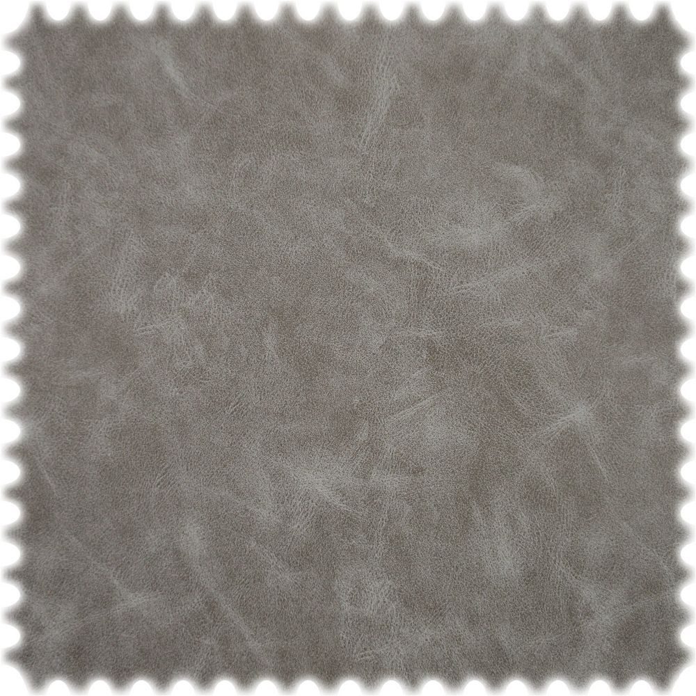 Heiro Stoff Vintage Kunstleder PU London Antik Grau, Polsterstoff Meterware - Breite:138 cm