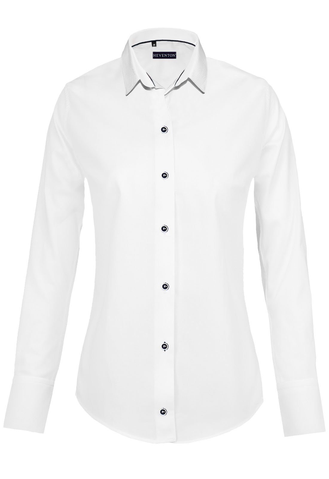 HEVENTON Hemdbluse aus reiner Baumwolle günstig online kaufen