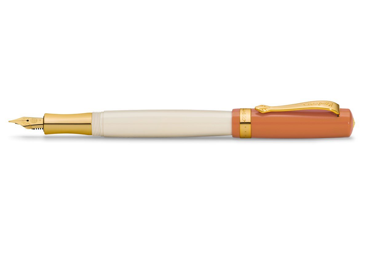 Kaweco Kaweco STUDENT Füllhalter 70`s Soul, Federbreite M, Orange Tintenglas (Füllhalter mit Tintenpatrone, 0-tlg., MADE IN GERMANY)