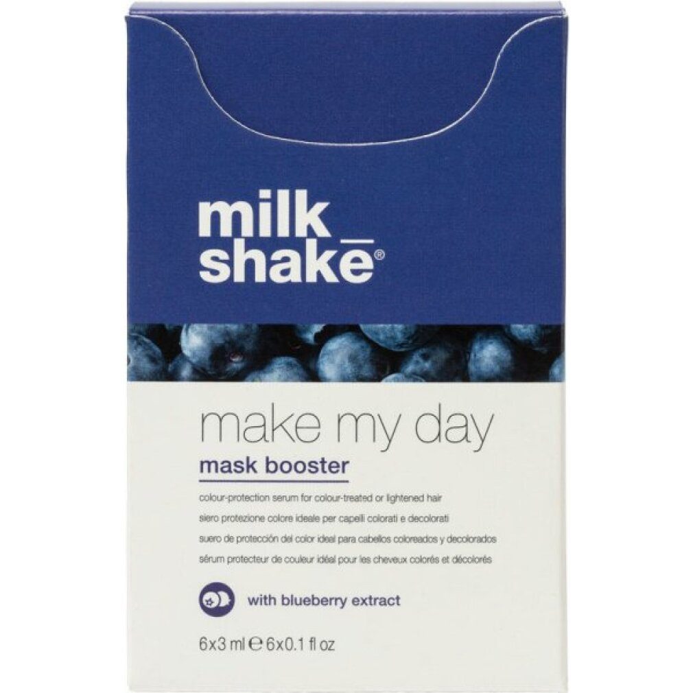 Milk Shake Haarpflege-Set Set, Milchshake, Make My Day, Blaubeere, Haarserum, für Farbschutz
