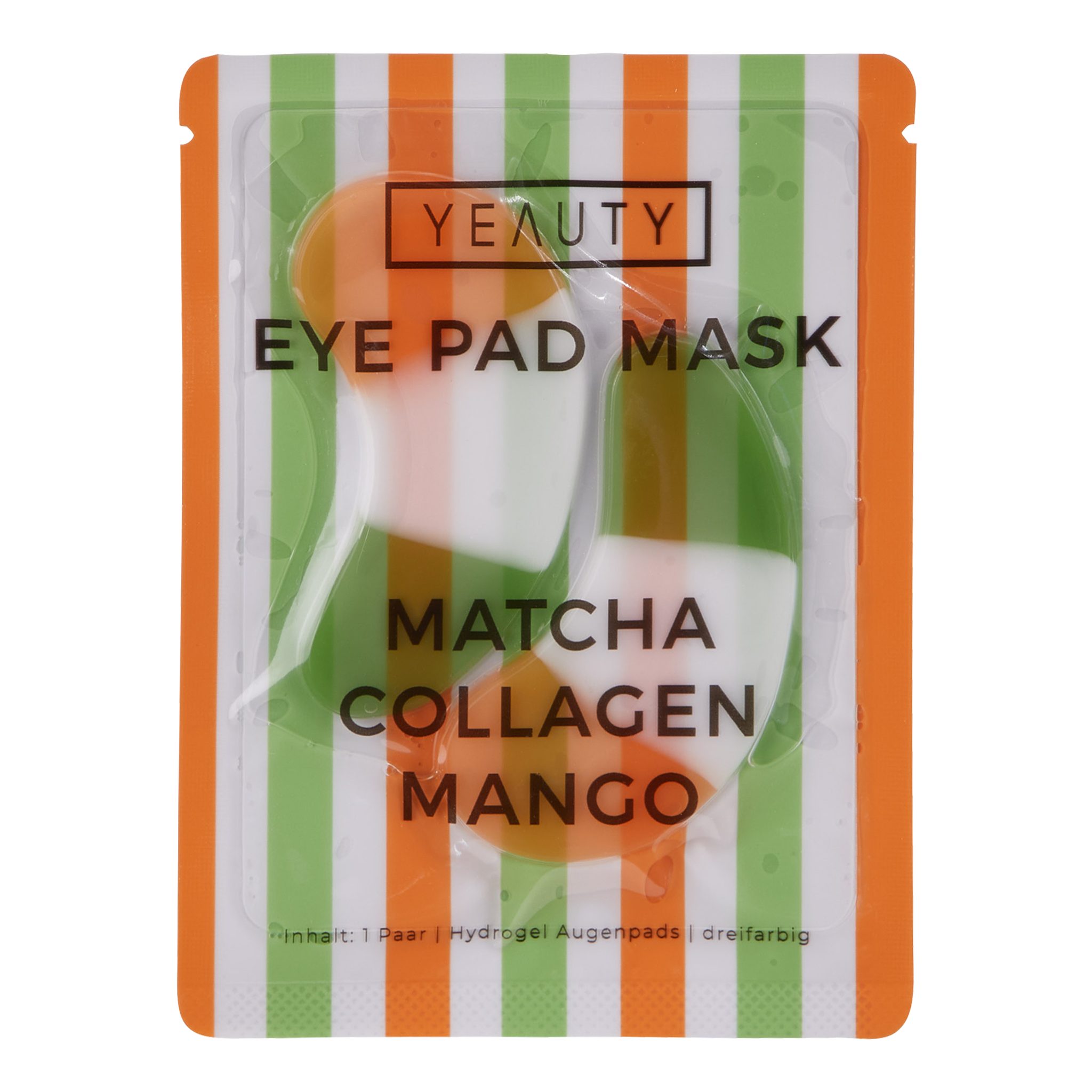Yeauty Augenpads YEAUTY Matcha Collagen Mango Eye Pad Mask - 1 Paar