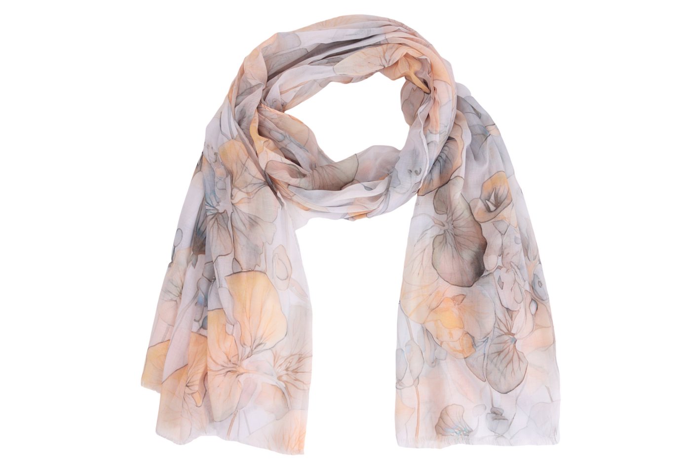 MIRROSI Modeschal Weicher & Leicht Großes Schal, ca.75x180cm, Lotus Print, (aus 100% Viskose, Atemberaubende Designs), Damen Halstuch Stola ideal für Frühling, Sommer und Herbst