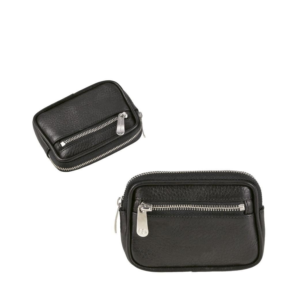 Sonnenleder Schlüsseltasche Chopin, Schlüsseletui 9x6cm, süddeutsches Rindleder, 2 Schlüsselringe