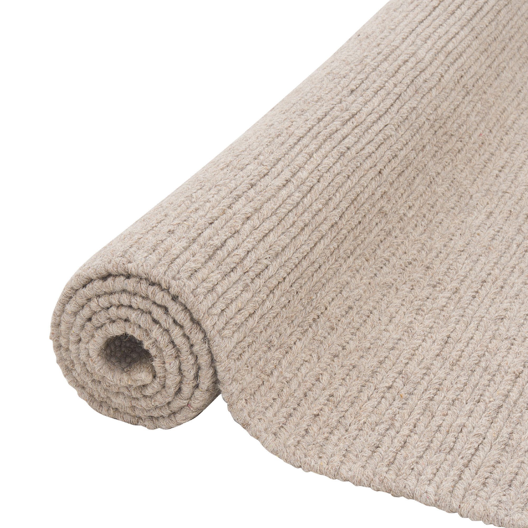 Pergamon Wollteppich Natur Teppich Wolle Skara, Rechteckig, Höhe: 15 mm – Bild 5 von 5