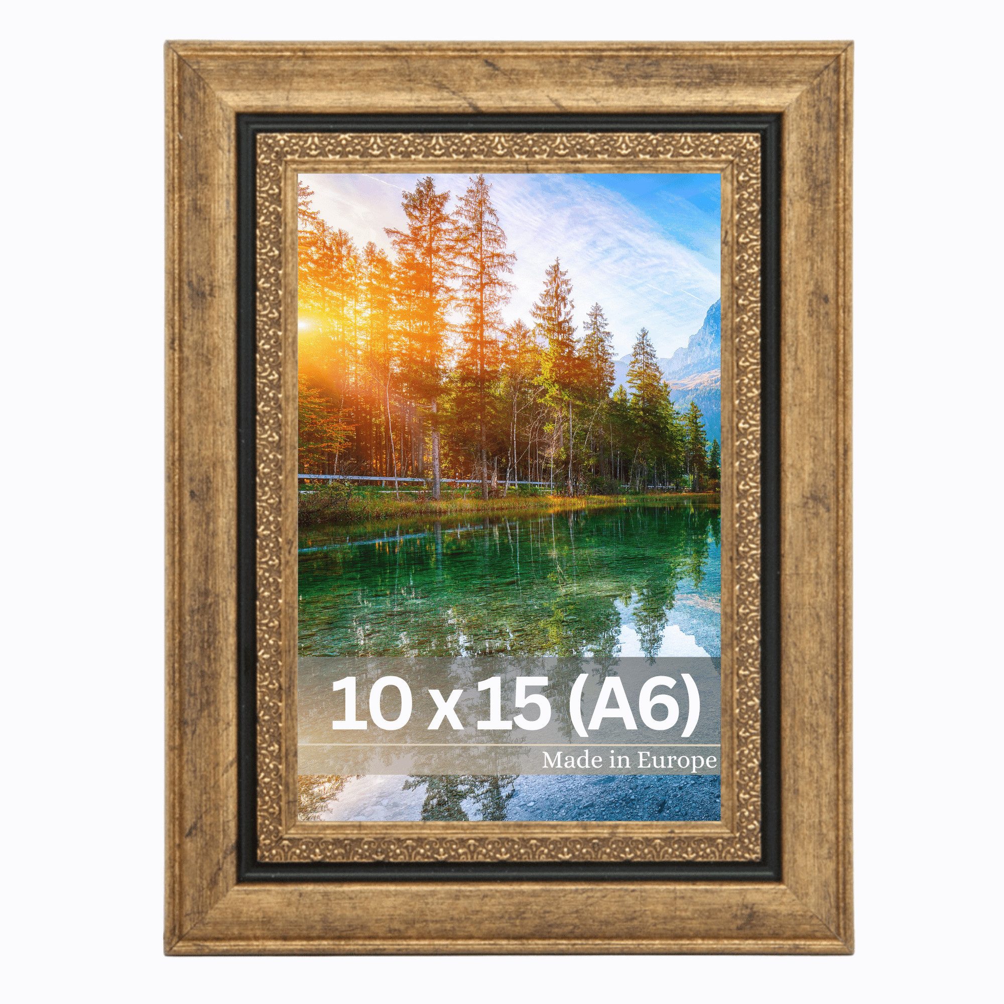 Victor (Zenith) Bilderrahmen Boho, Bilderrahmen Gold 10x15 cm (A6), Bilderr günstig online kaufen