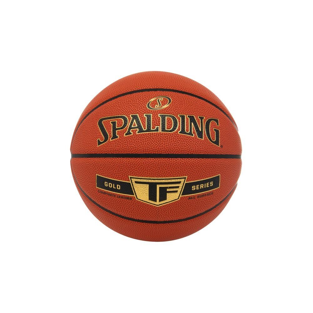 Spalding Basketball Basketball TF Gold, Trainingsball für draußen und drinnen Größe 6