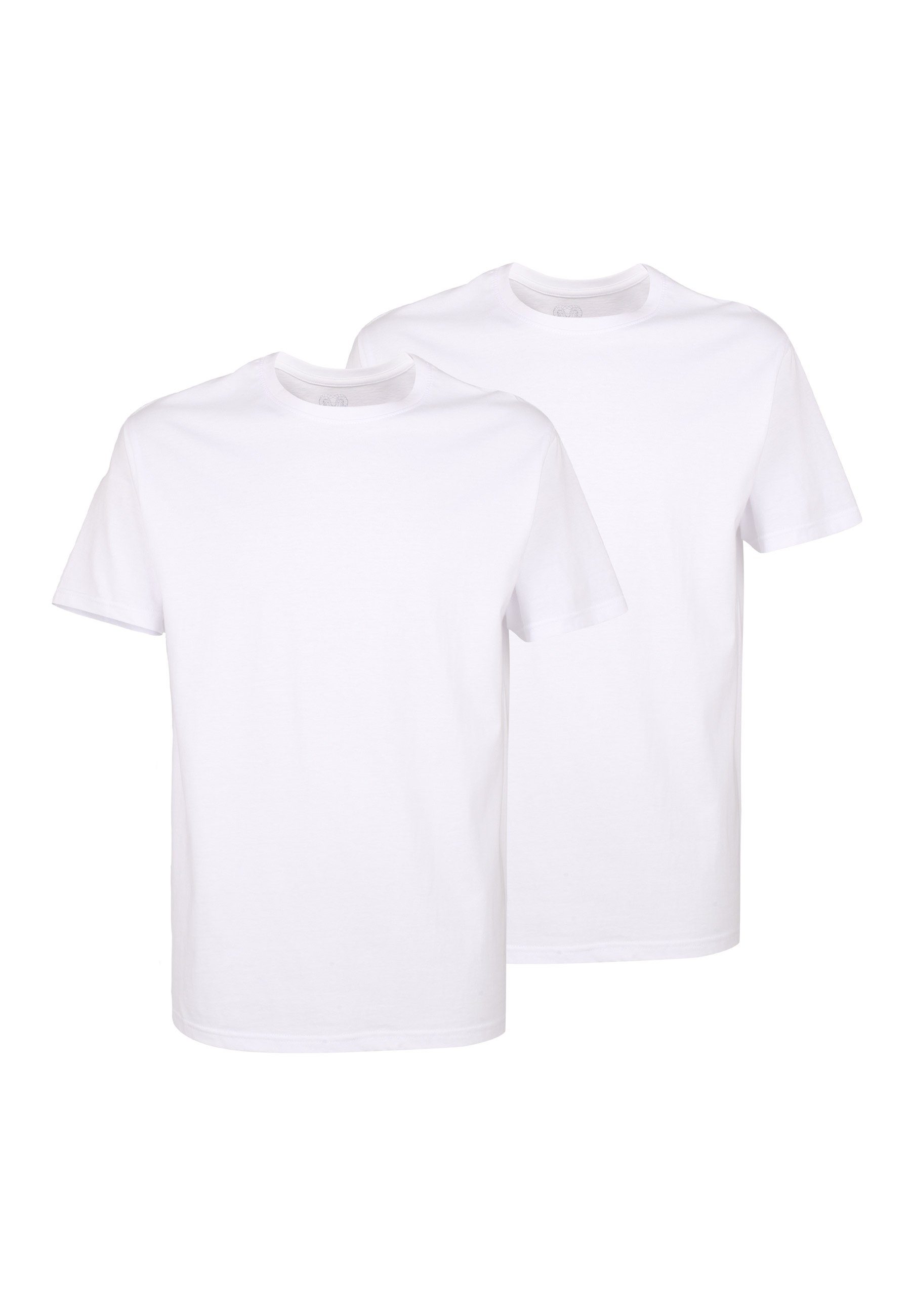 Unterziehshirt CECEBA weiss Herren Pack weiß (2-St) 2er CECEBA uni T-Shirt