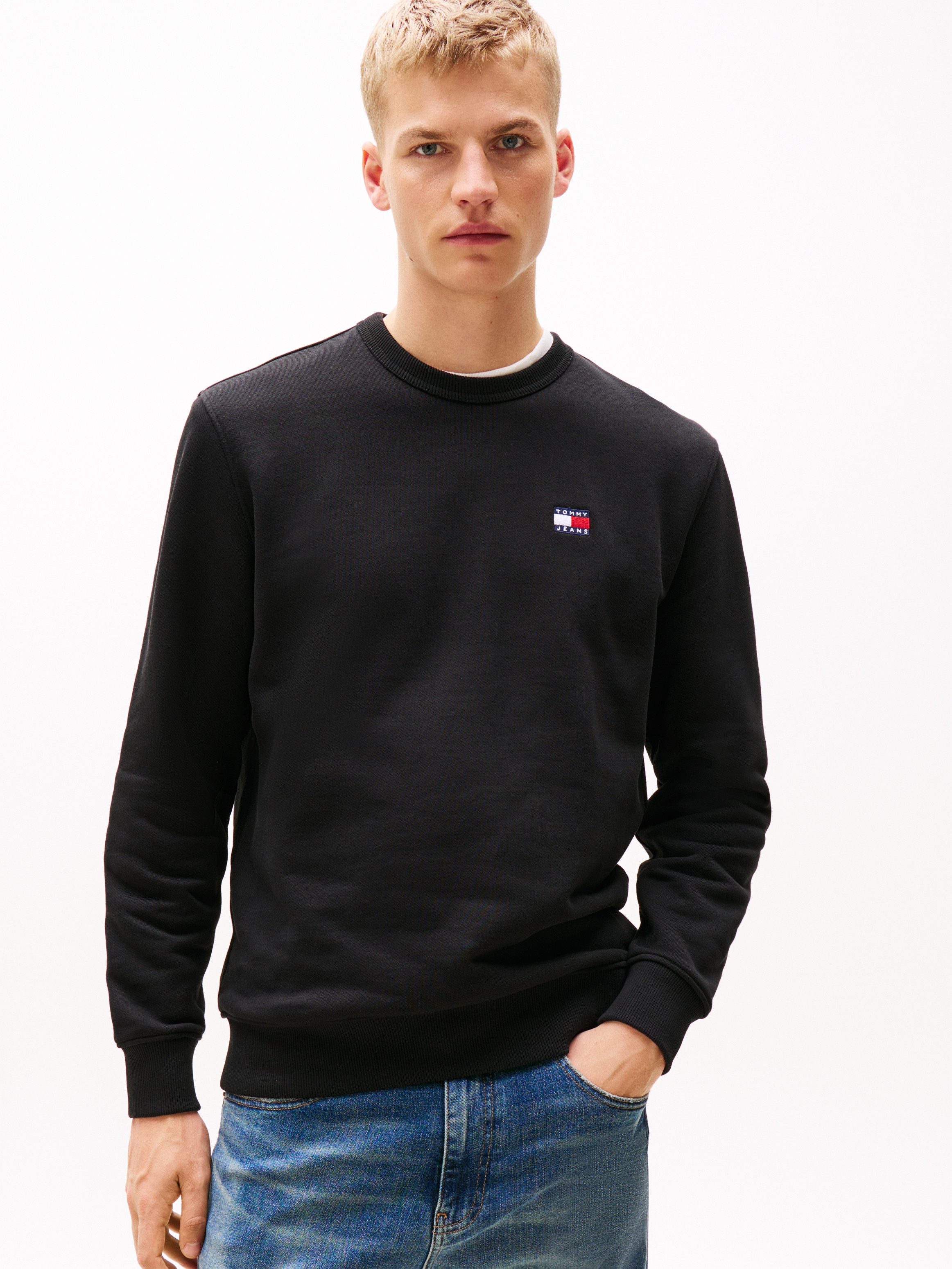Tommy Jeans Sweatshirt TJM REG BADGE CREW EXT Mit Rundhalsausschnitt günstig online kaufen
