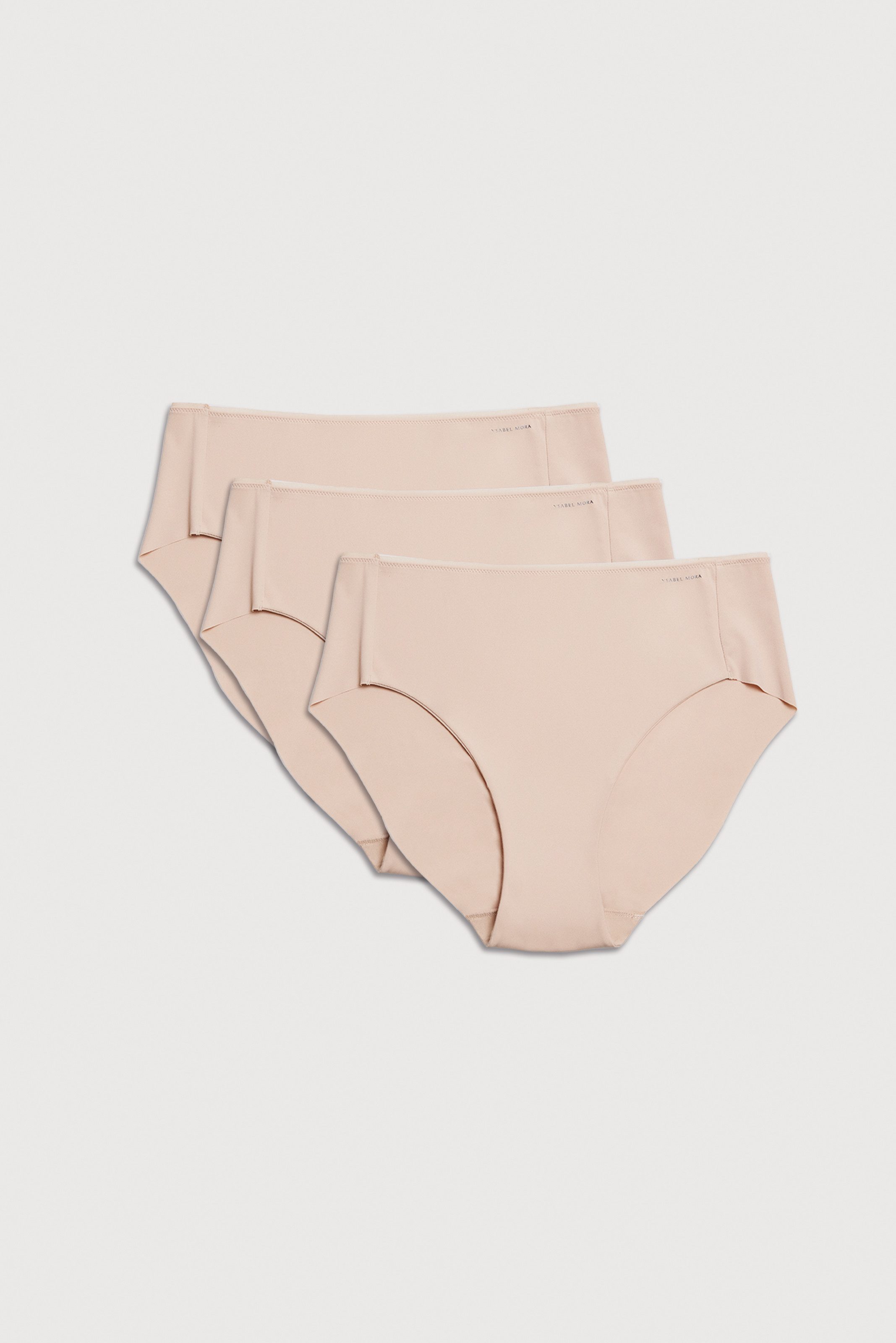 YSABEL MORA Shapingslip (3er Pack) aus verstärktem Material und mit bedeckter Passform