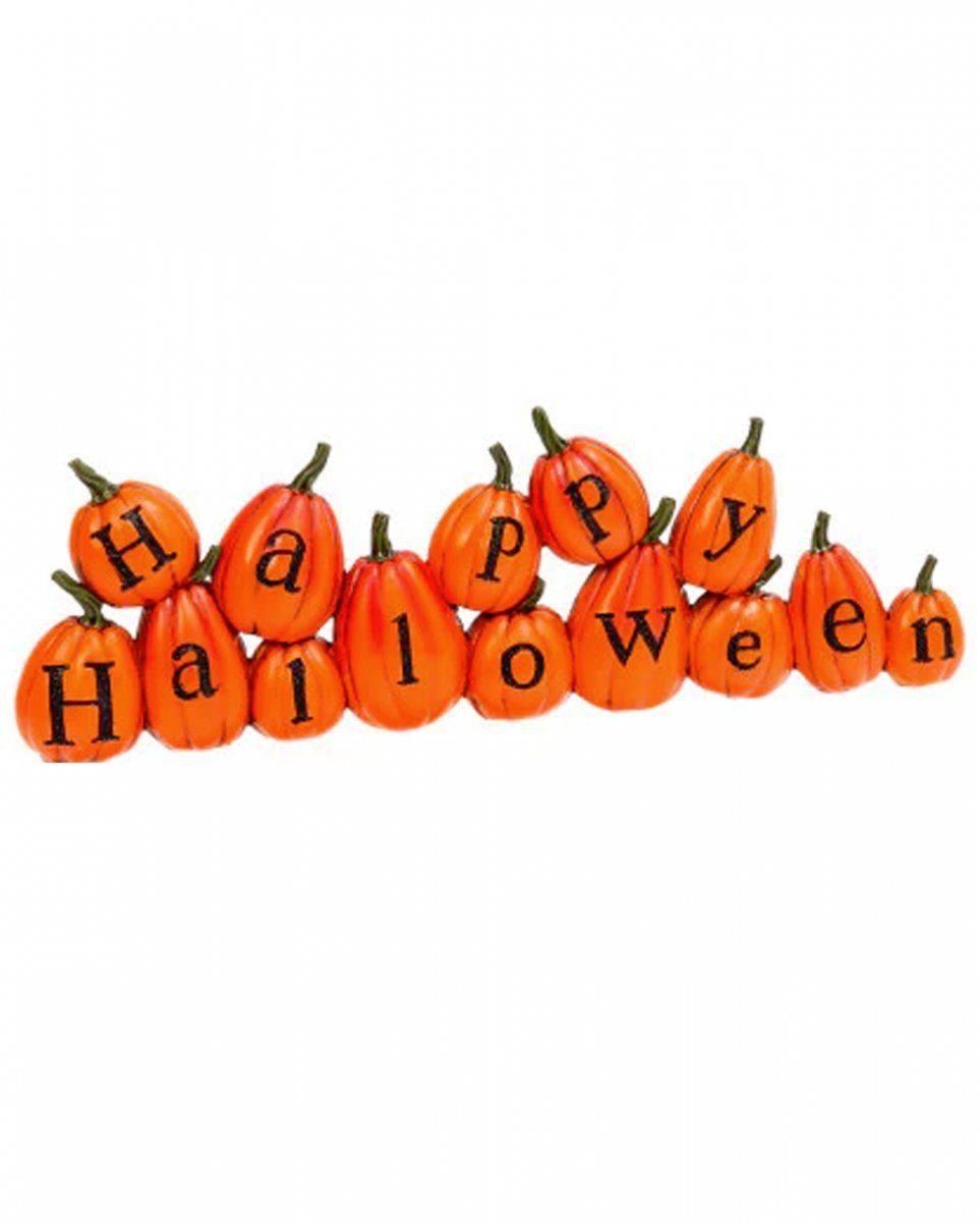 Horror-Shop Dekofigur Happy Halloween Kürbis Berg als kinderfreundliche