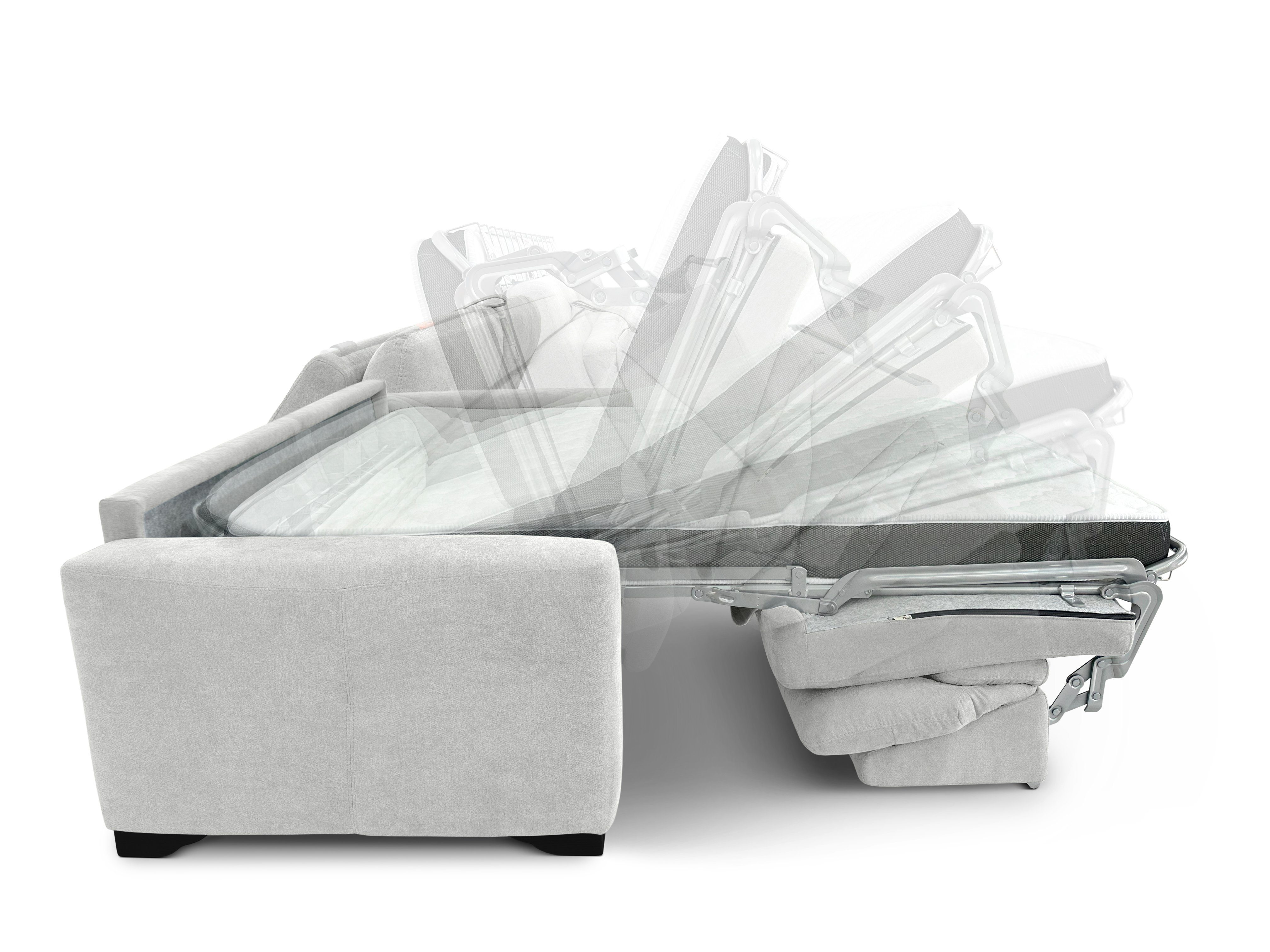fornera Schlafsofa f60, Integriertes Bettgestell