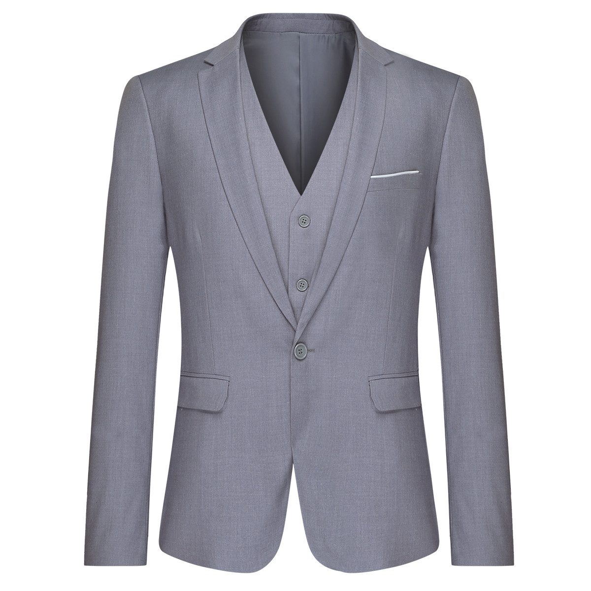 Allthemen Anzug 3-teilig (3 tlg) Edler Slim Fit Herrenanzug für den Busines günstig online kaufen