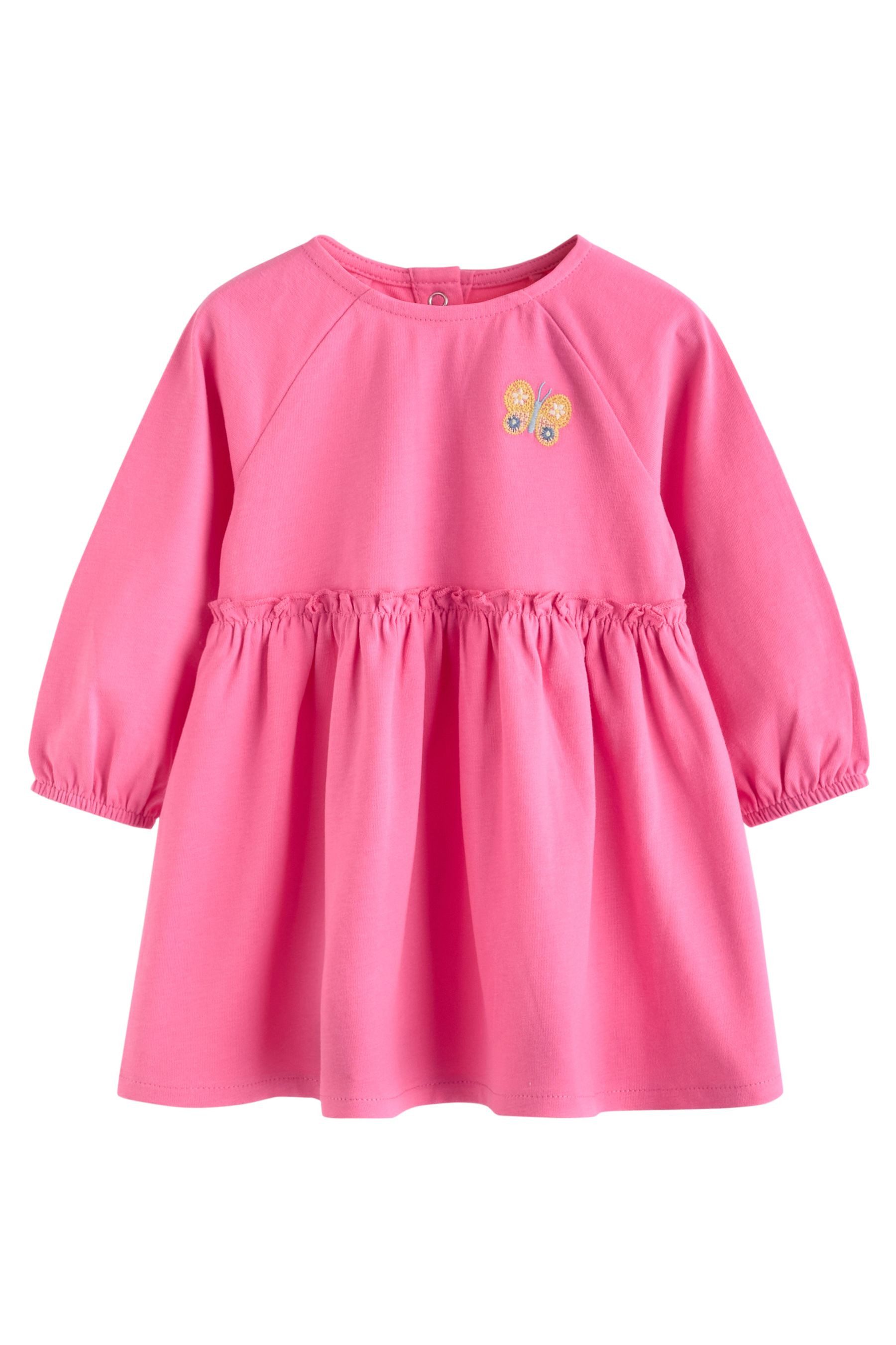 Next Strickkleid Baby Jersey-Kleid, 2er-Pack (2-tlg)