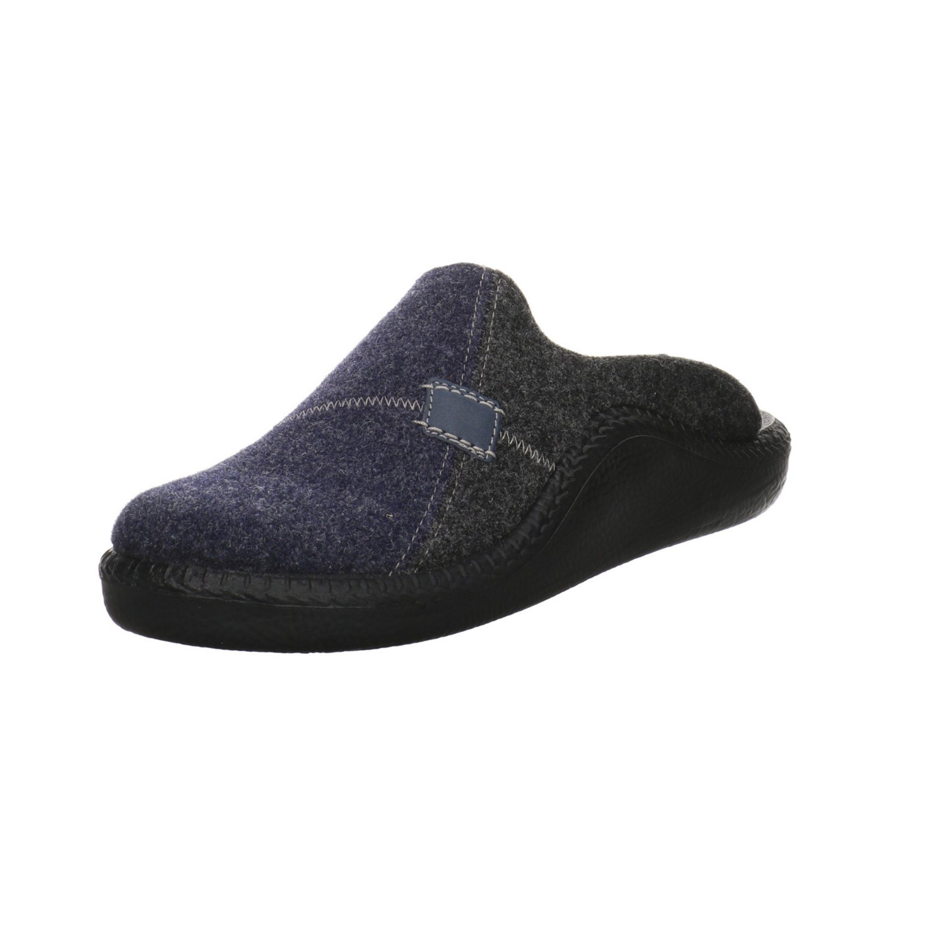 Westland Herren Hausschuhe Slipper Monaco Hausschuh Hausschuh Textil dunkelblau-kombi