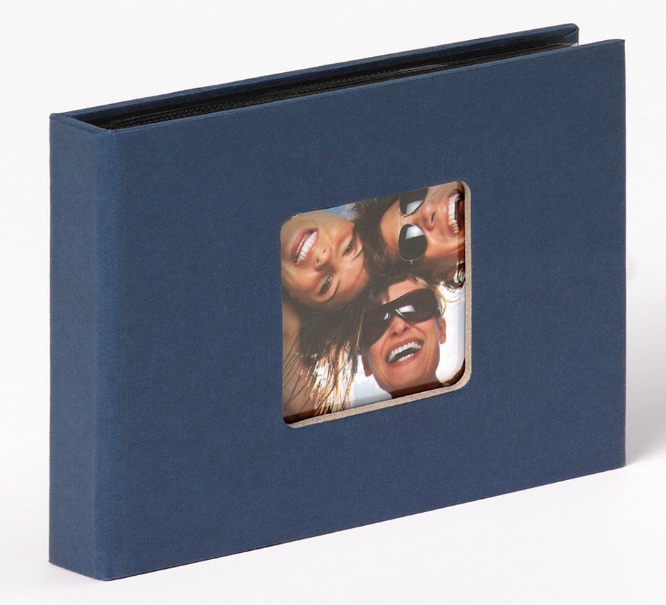 Einsteck-Fotoalbum Fun Blau Design Walther Minialbum
