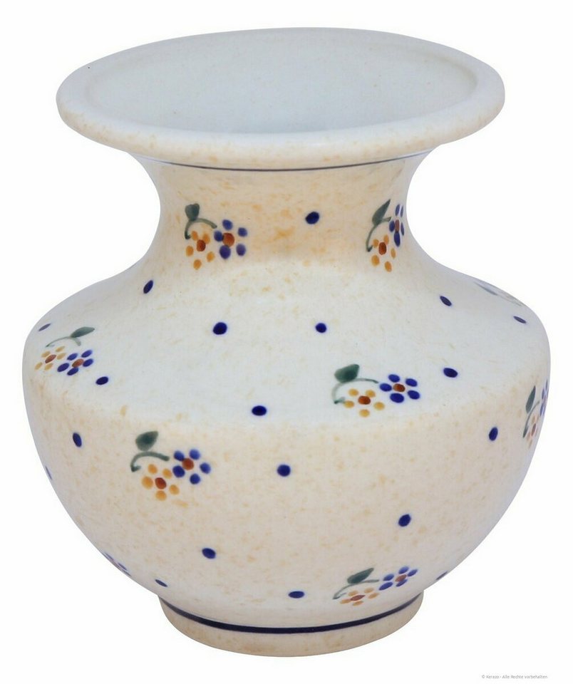 Bunzlauer Keramik Tischvase Bunzlauer Keramik 300 ml Vase "Emilia" 11cm – Blumenvase, Dekor 111