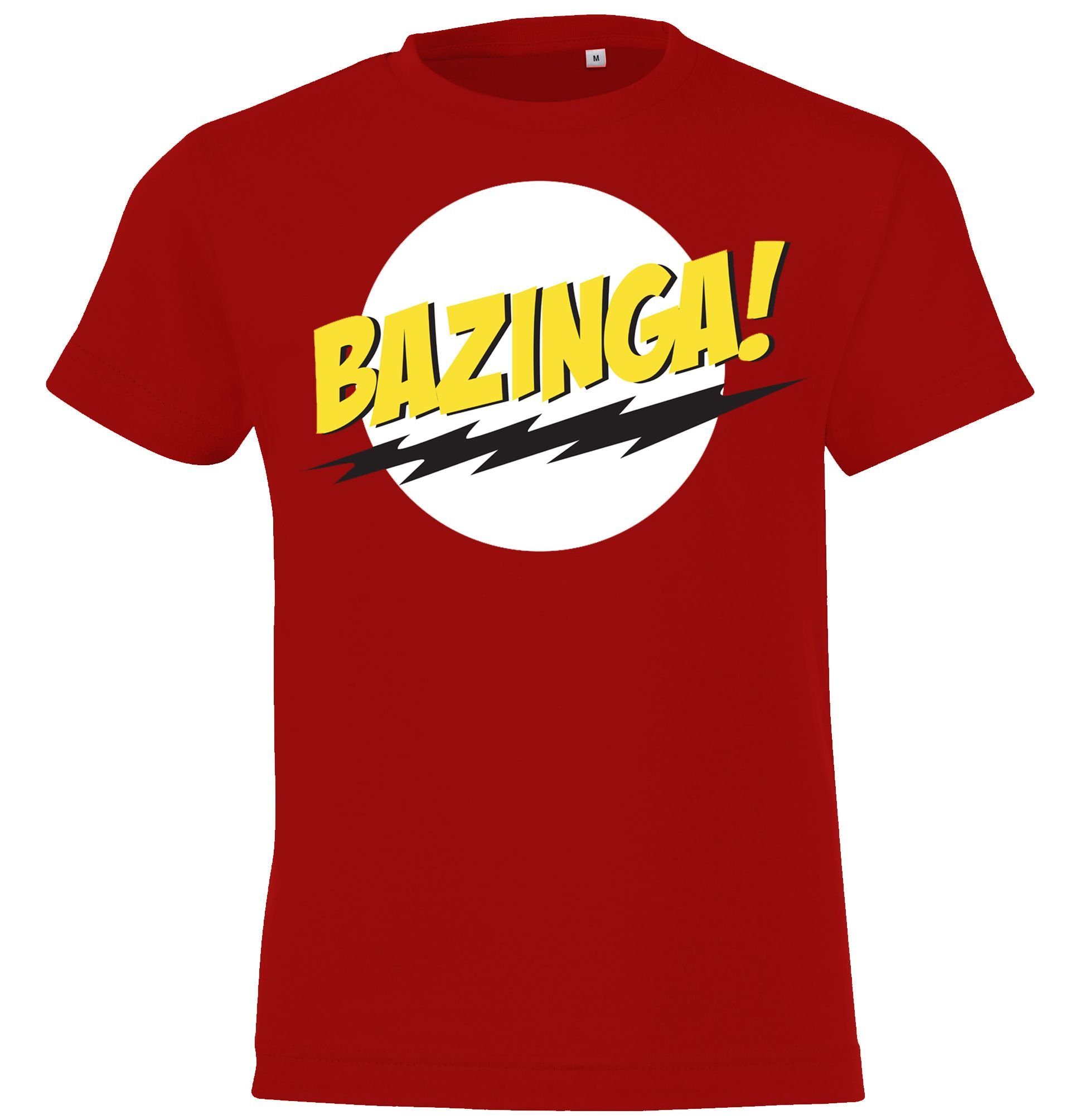 Youth Designz T-Shirt Kinder T-Shirt Modell Bazinga Mit trendigem Front Print