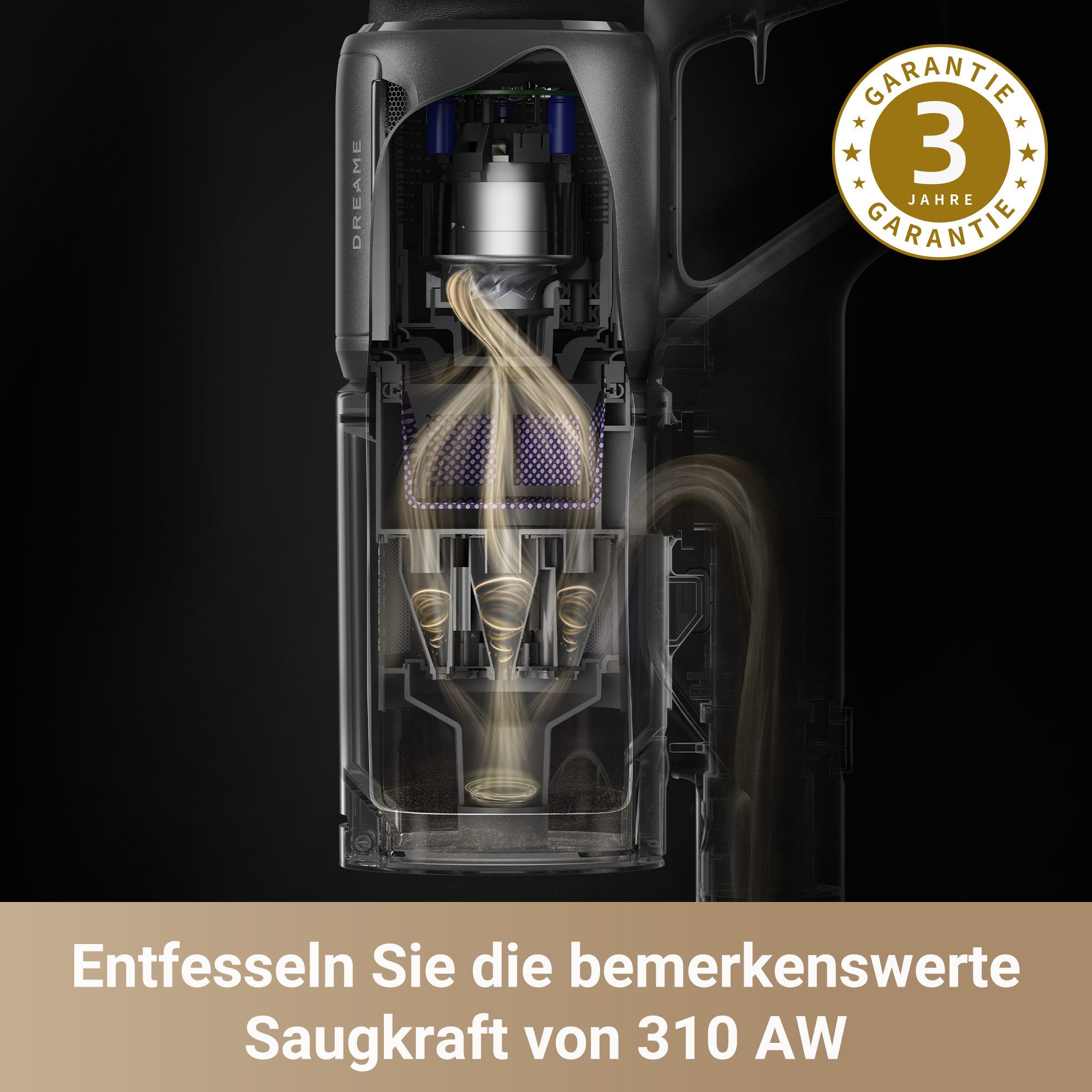 Dreame Akku-Hand-und Stielstaubsauger Z30, 355 W, kabelloser Vacuumsauger
