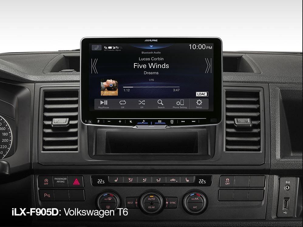 ALPINE Autoradio Autoradio ILX-F905 ab mit T6.1 2019 VW iLX-F905T61