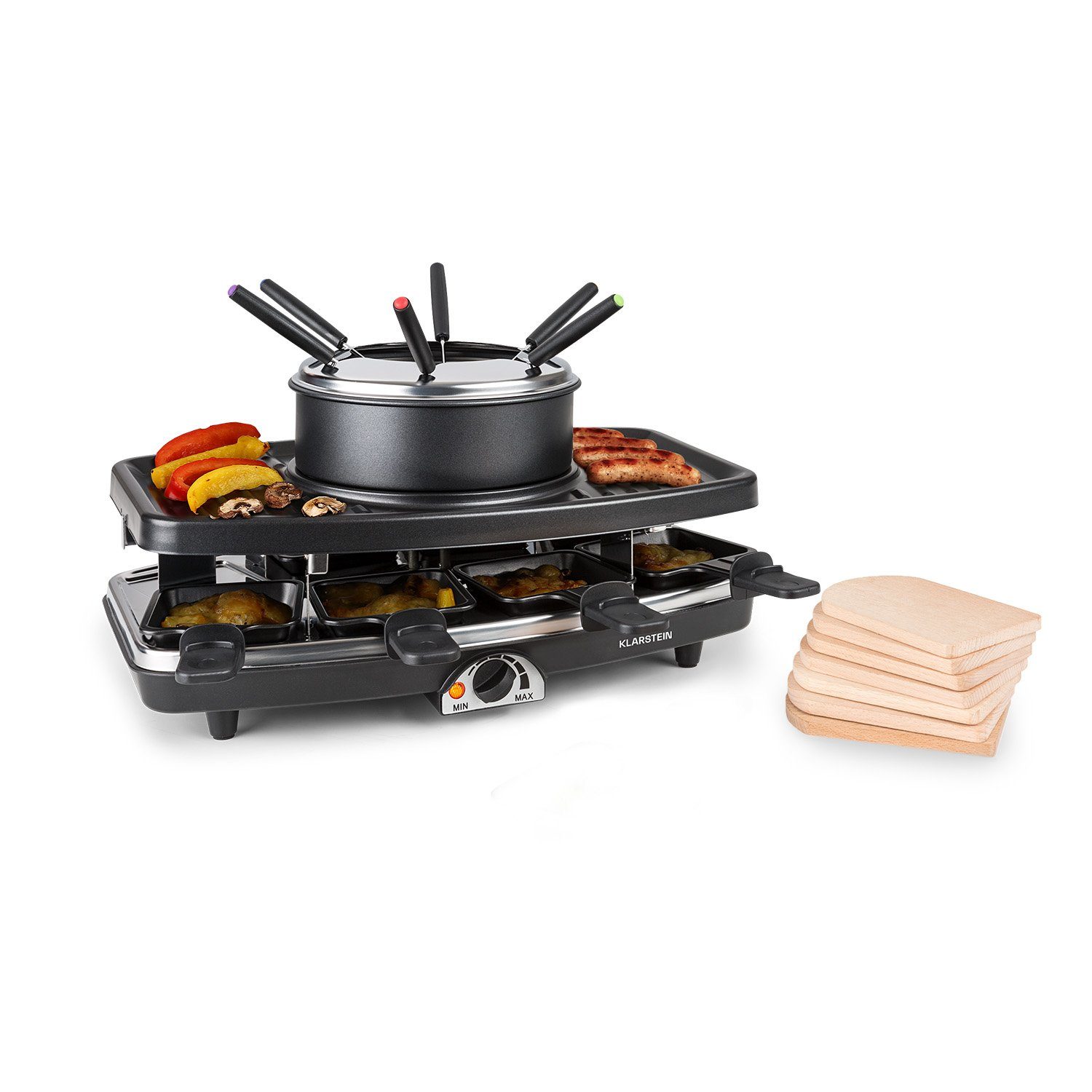 Klarstein Раклетници und Fondue-Set Entrecôte, 1100 W