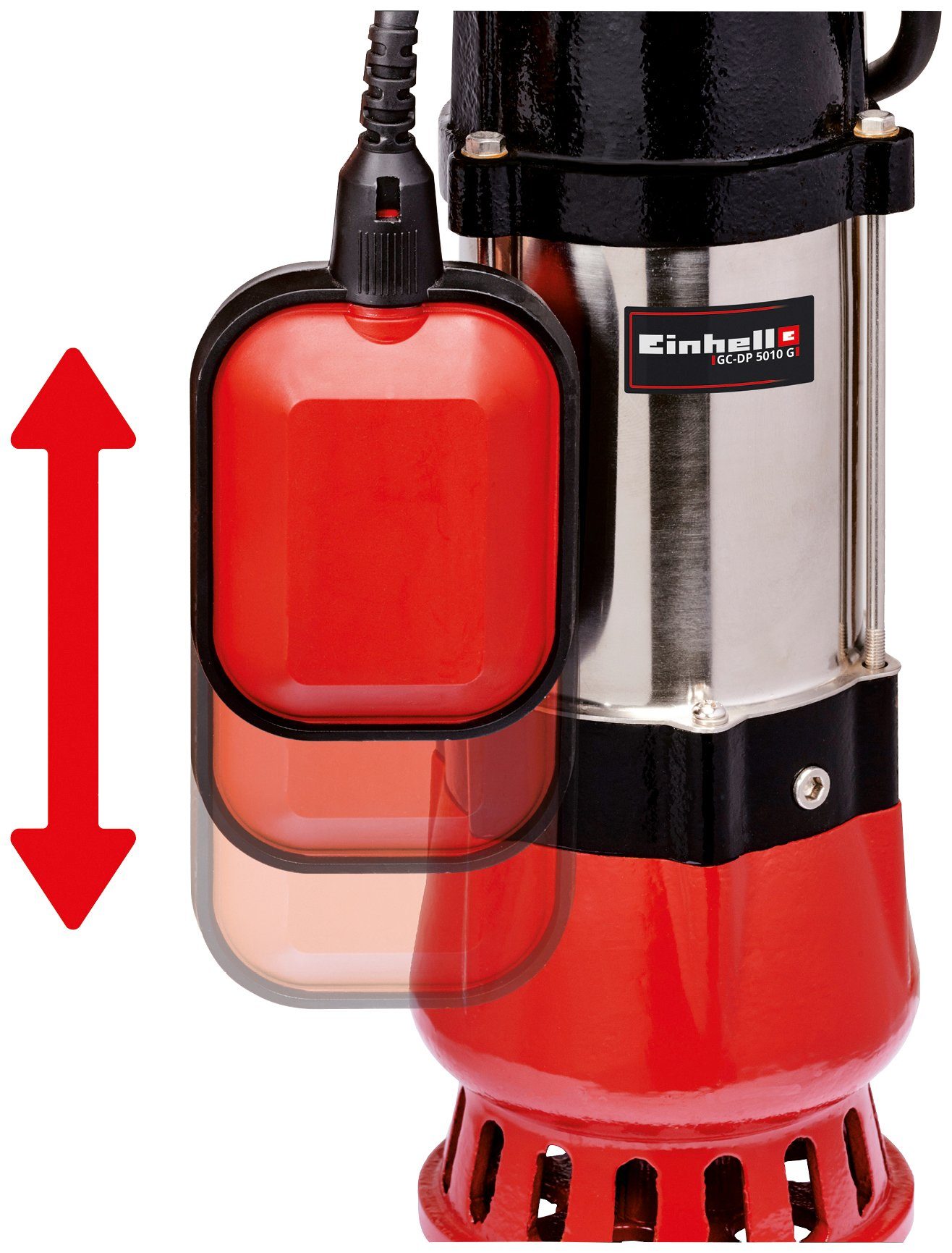 Einhell Schmutzwasserpumpe GC-DP 5010 G, 12000 l/h max. Fördermenge