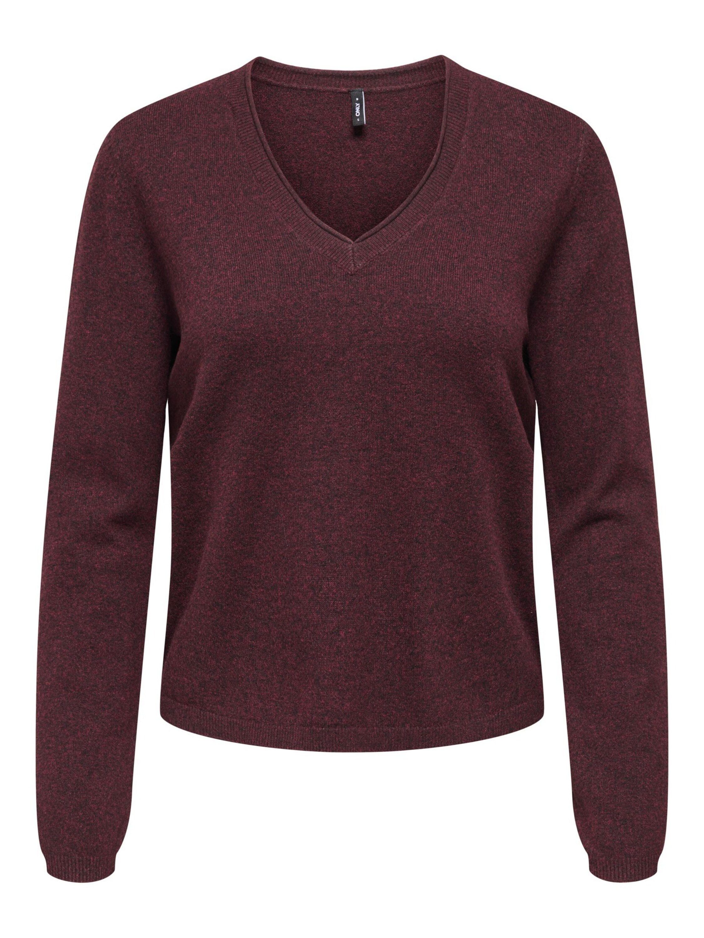 ONLY V-Ausschnitt-Pullover ONLLoyal (1-tlg) Plain/ohne Details
