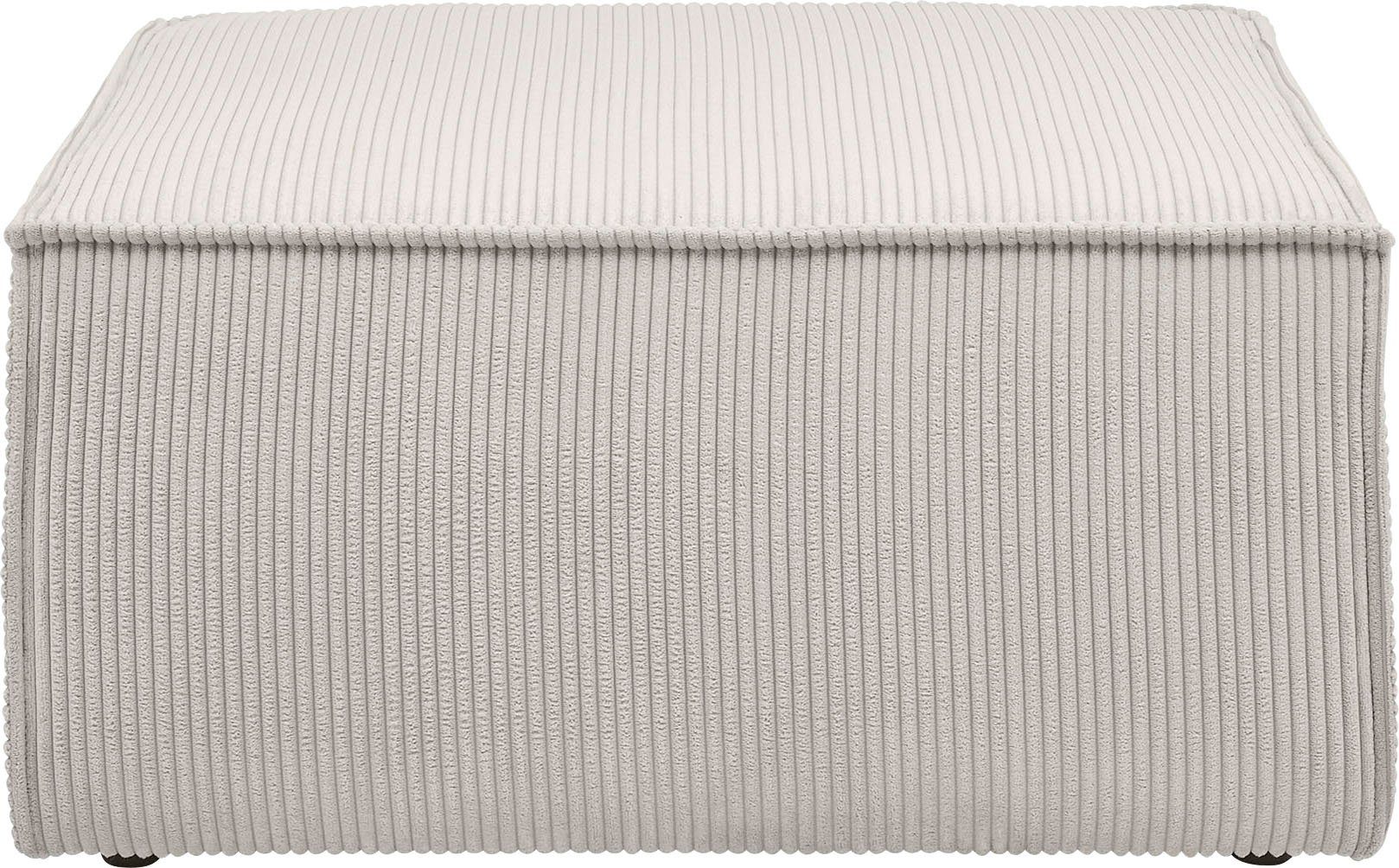 Home affaire Hocker SHERWOOD, Hocker quadratisch, ideale Ergänzung zum Loveseat SHERWOOD