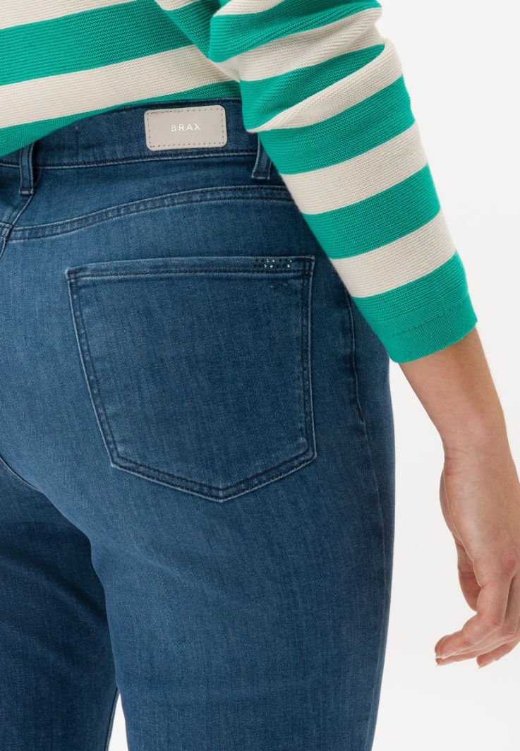CAROLA 5-Pocket-Jeans Style blau Brax