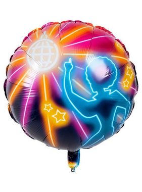Boland Folienballon Disco Fever Folienballon, Ballon zur Befüllung mit Gas - für Mottoparty & Event