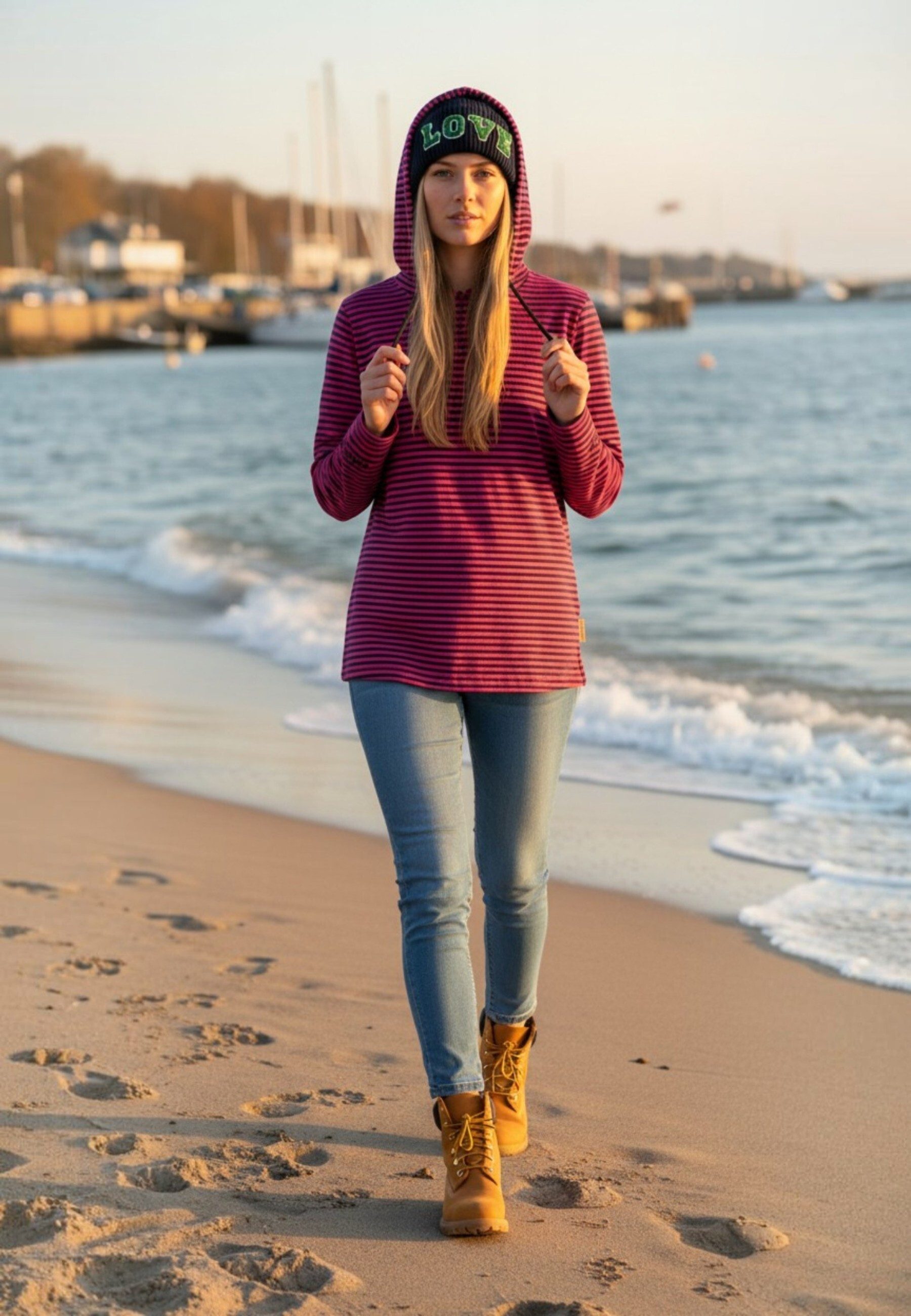 salzhaut Longsleeve VATTING Damen Relaxed-Fit Longsleeve Damen – gemütlich, frech, Küsten-Style pur!