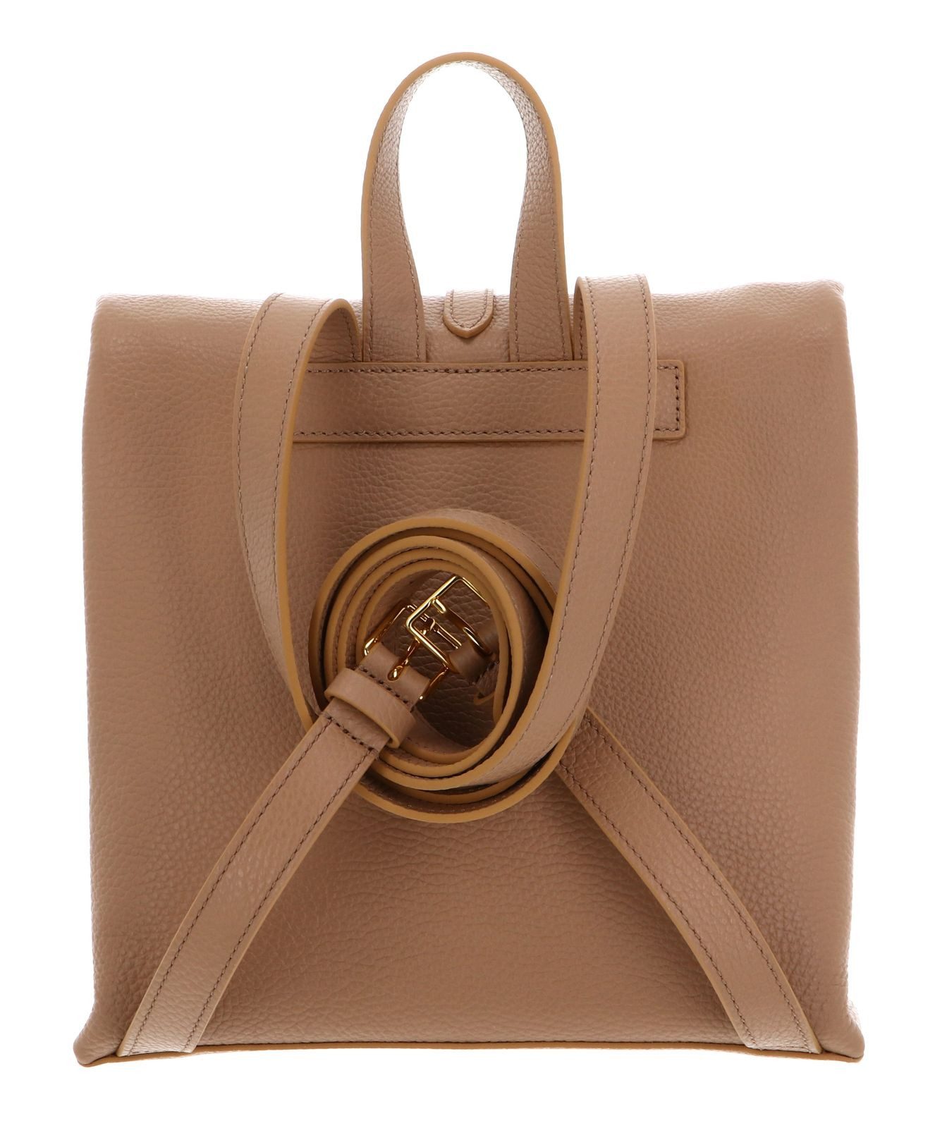 COCCINELLE Rucksack Backpack Grained Leather, aus echtem Rindsleder