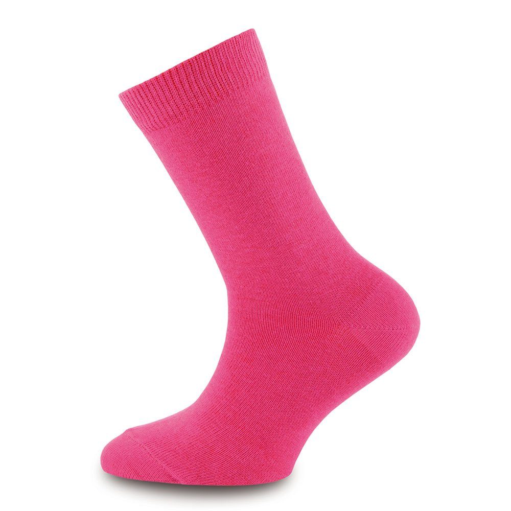 (6-Paar) Ewers Socken pink Socken Uni