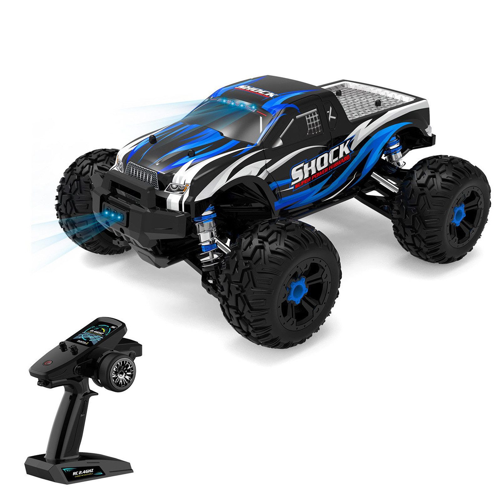 RC-Auto Ferngesteuertes Auto, 1:16 RC Auto Offroad, 40km/h All Terrain RC Car