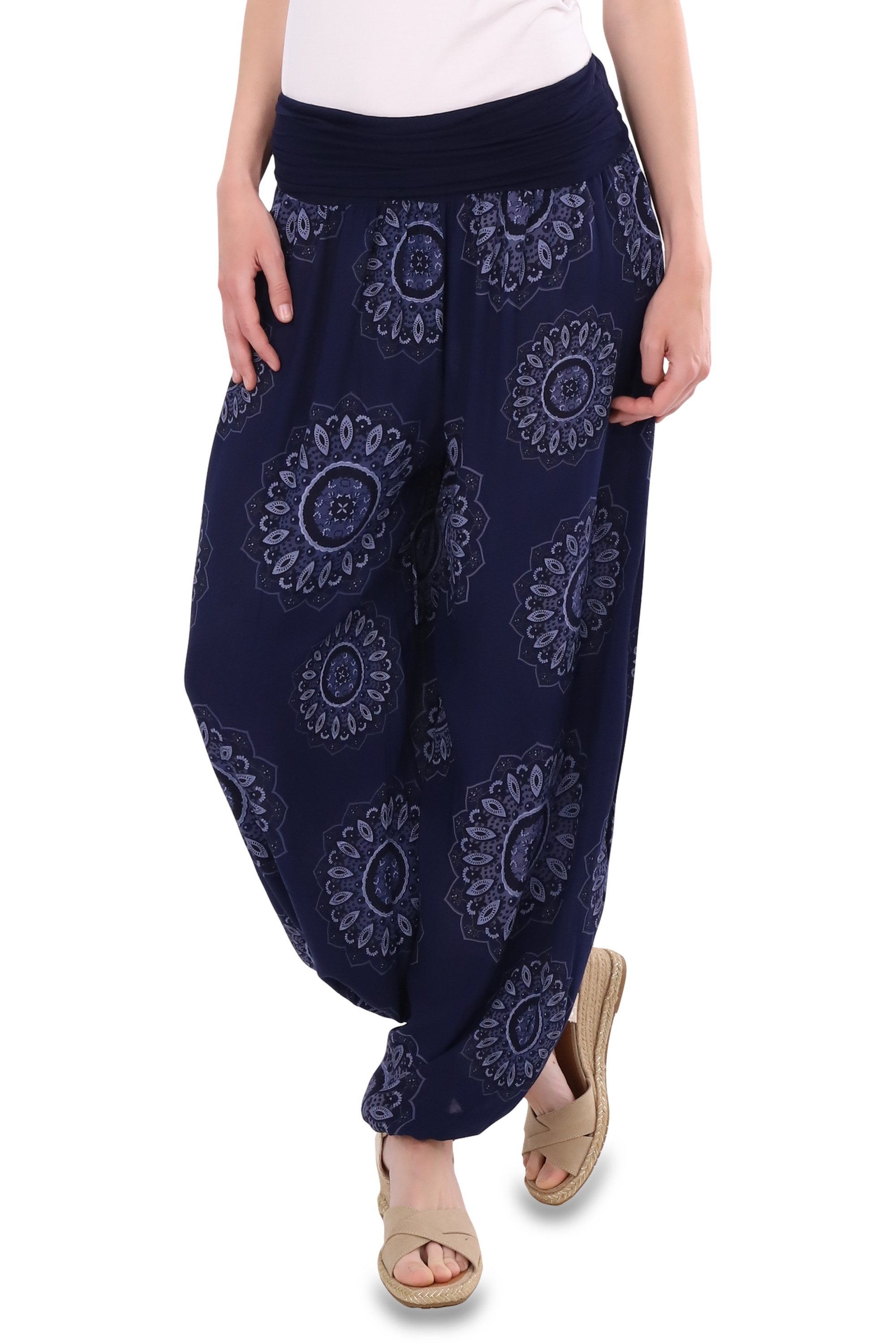 malito more than fashion Haremshose malito Damen Haremshose 7197 im Orient Print Einheitsgröße