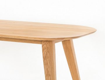 expendio Esstisch Olavi 21, Kernbuche geölt 160x90 cm oval aus Massivholz